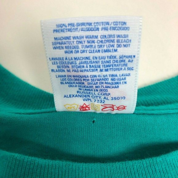 Vintage Treble Music Floral Made USA T Shirt - Picture 6 of 8